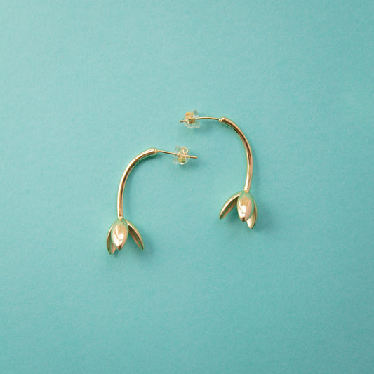 Blooming Tulip Drop Earrings