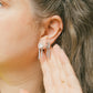 Moonbeam Earrings - Silver
