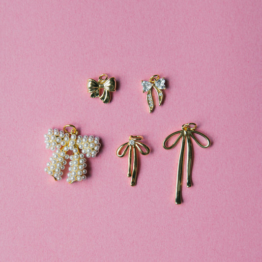 Ribbon Bow Charms