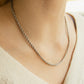 Stella Rope Chain Necklace - Silver