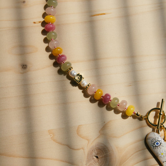 Love and Protection Beaded Necklace