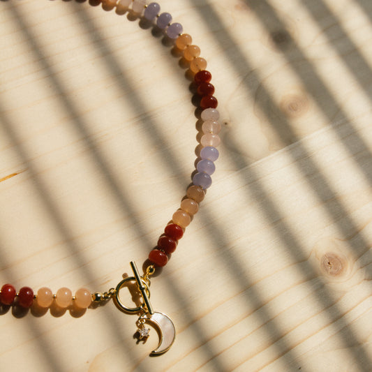 Moonlit Magic Beaded Necklace