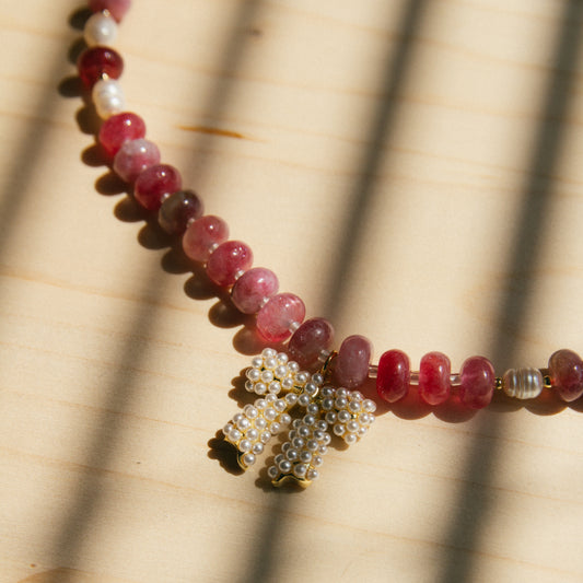 Coquette Core Beaded Necklace