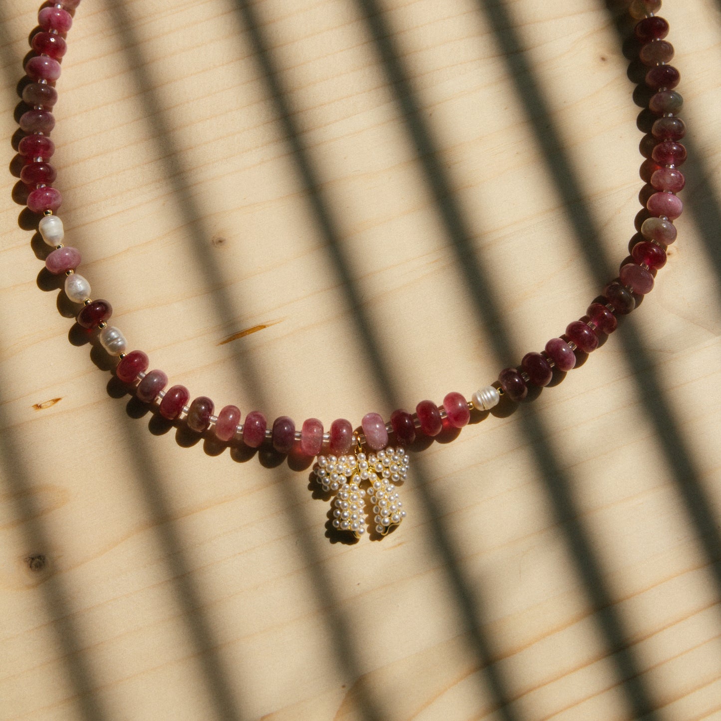 Coquette Core Beaded Necklace
