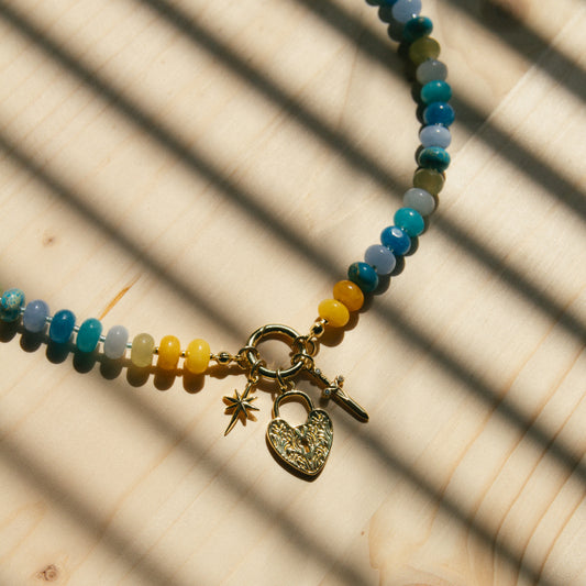 Rattle the Stars Beaded Necklace
