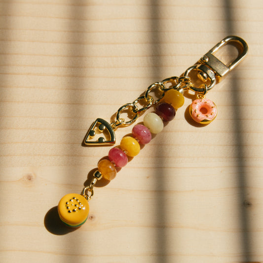 Foodie Beaded Bag Charm