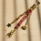 Touch Grass Beaded Bag Charm