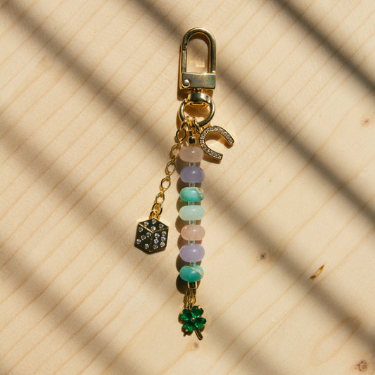 A Little Luck Beaded Bag Charm