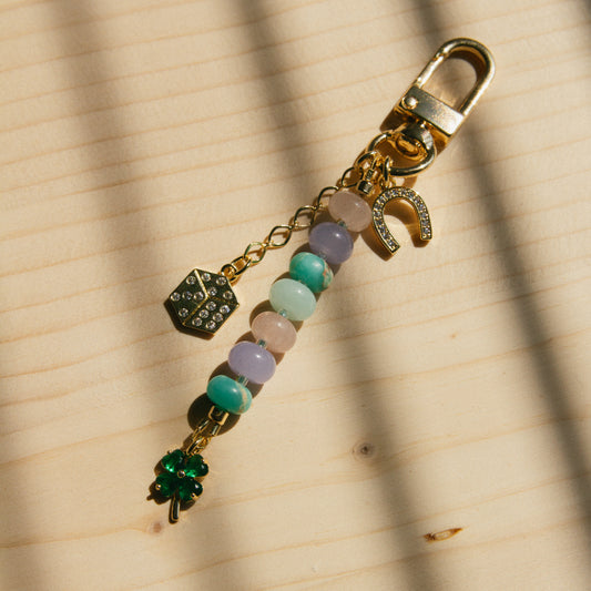 A Little Luck Beaded Bag Charm