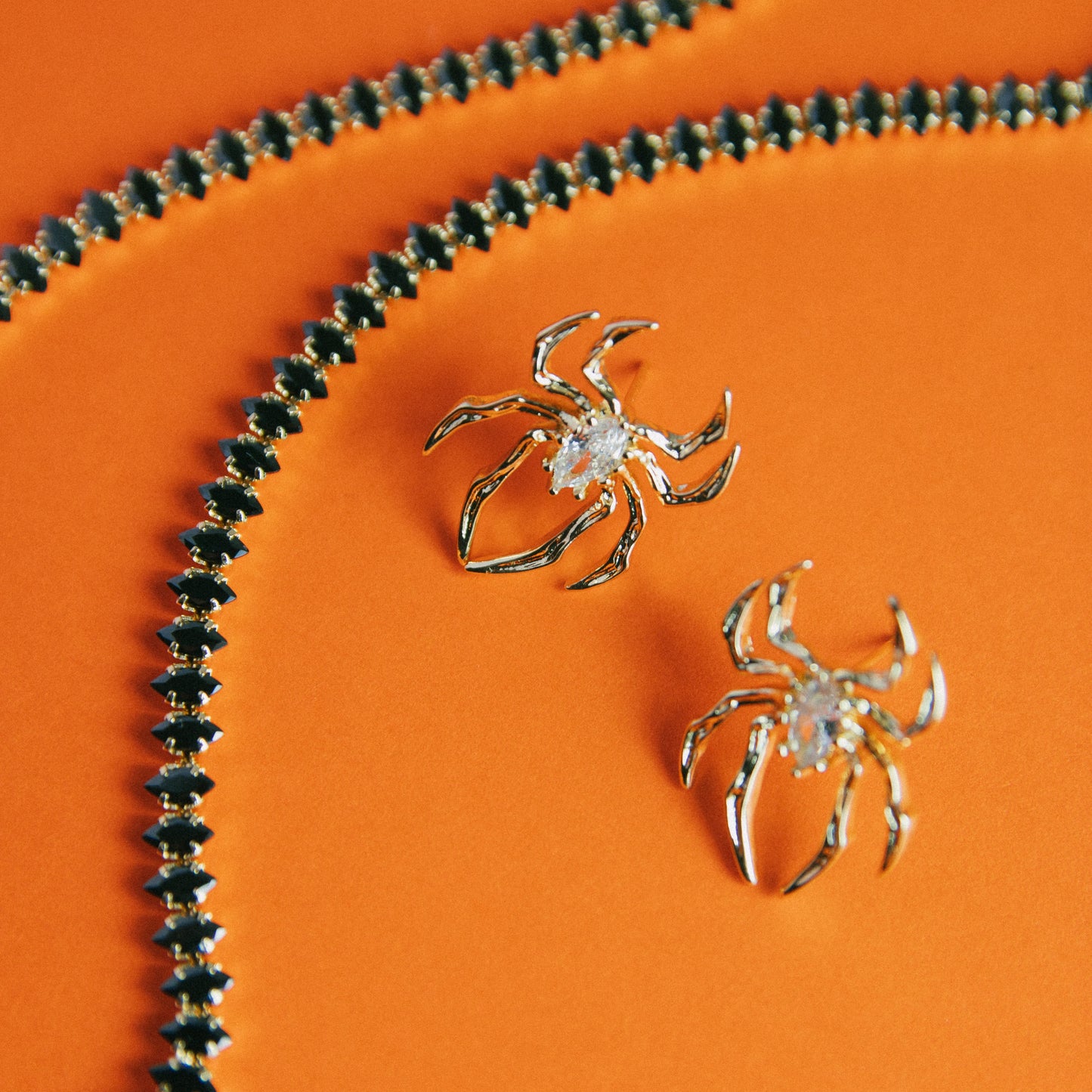 She's Venomous Spider Studs
