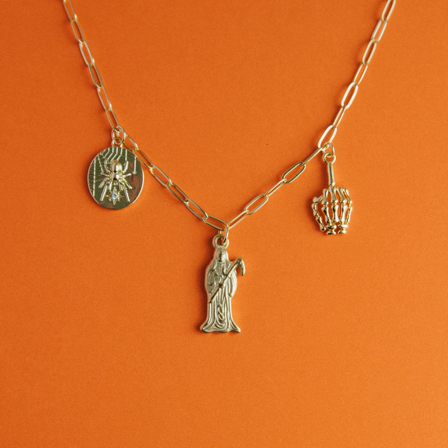 Hellraiser Charm Necklace