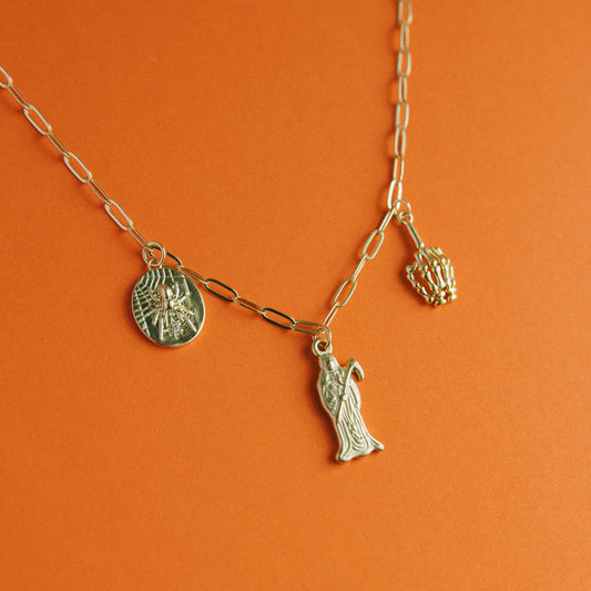 Hellraiser Charm Necklace
