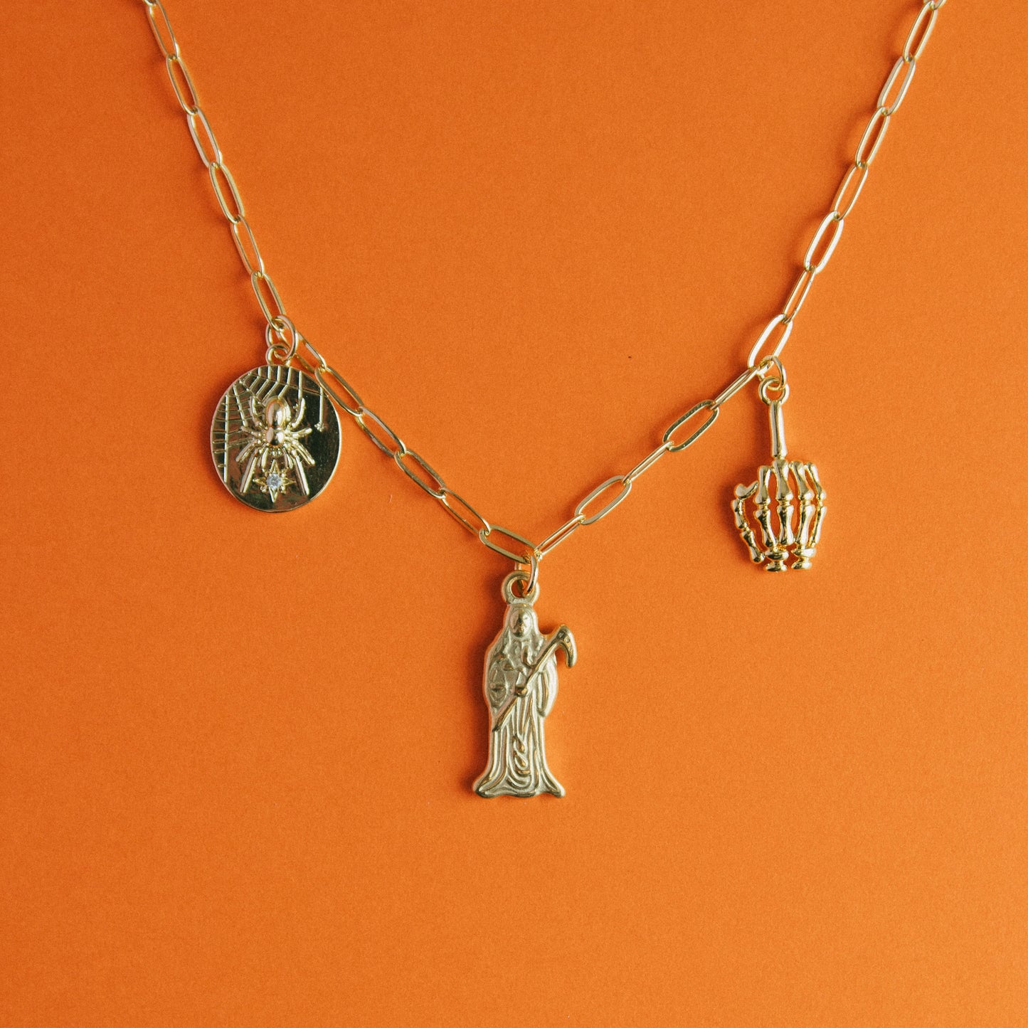 Hellraiser Charm Necklace