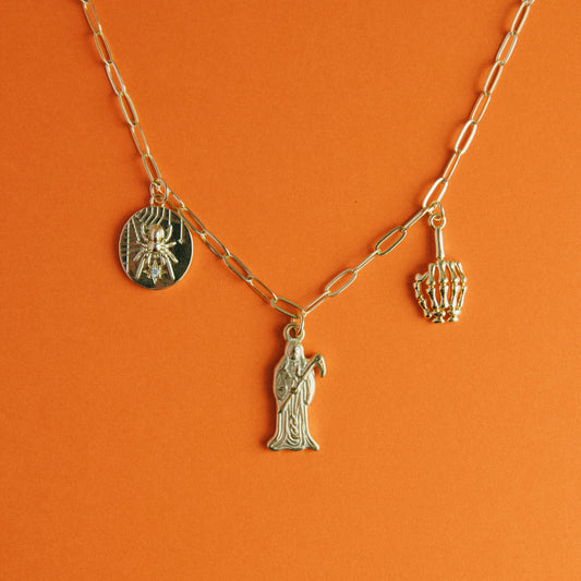 Hellraiser Charm Necklace