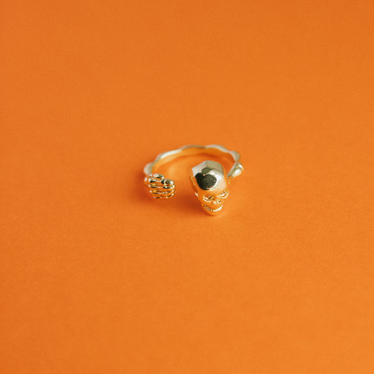 Bone to Pick Adjustable Ring