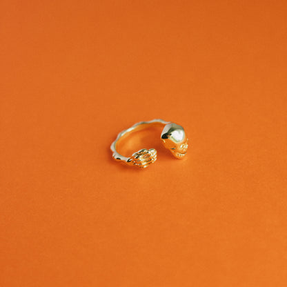 Bone to Pick Adjustable Ring