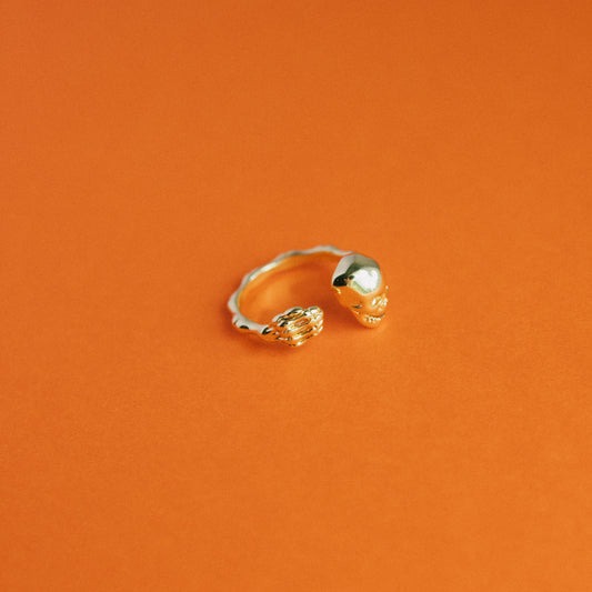 Bone to Pick Adjustable Ring