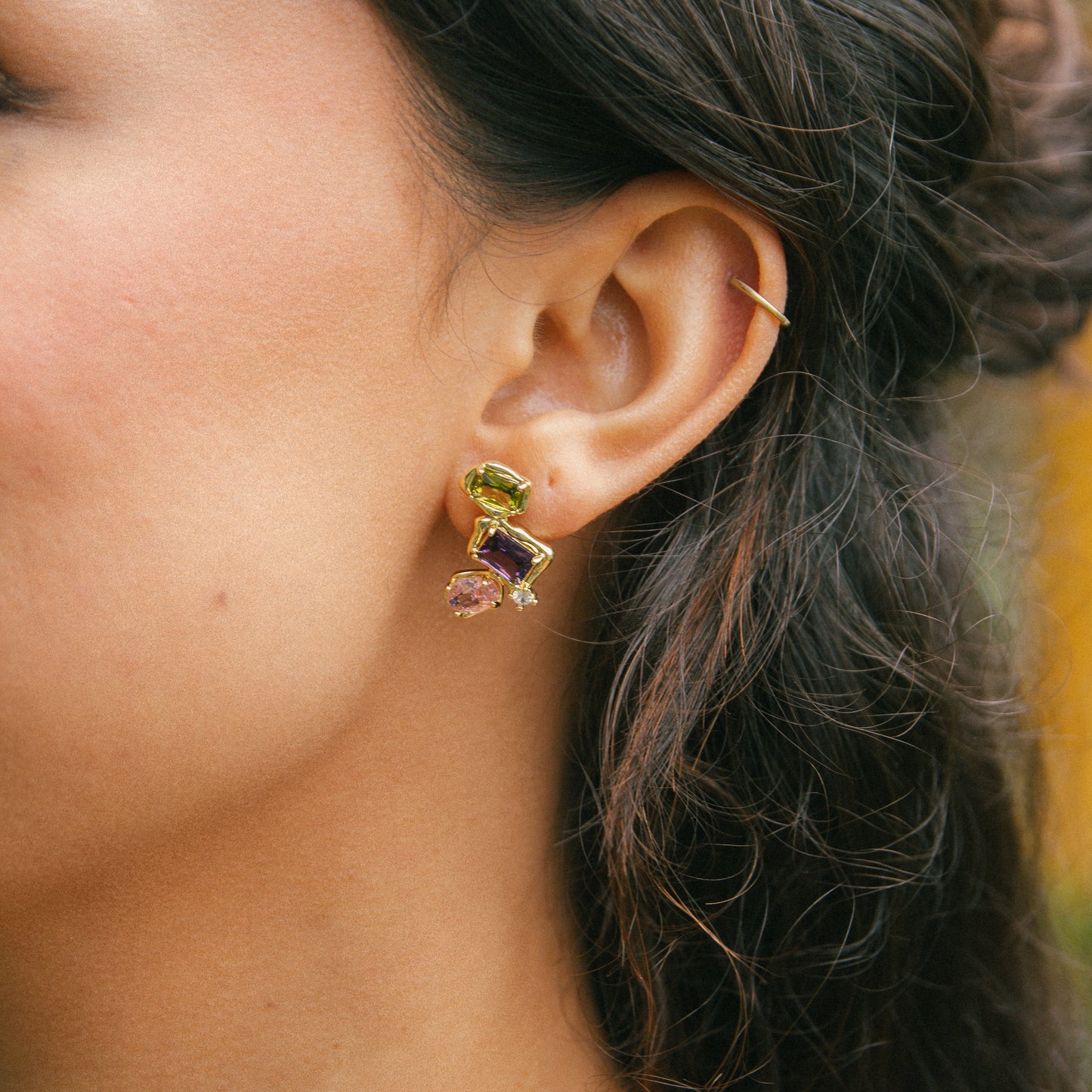 Tea Time Gemstone Studs