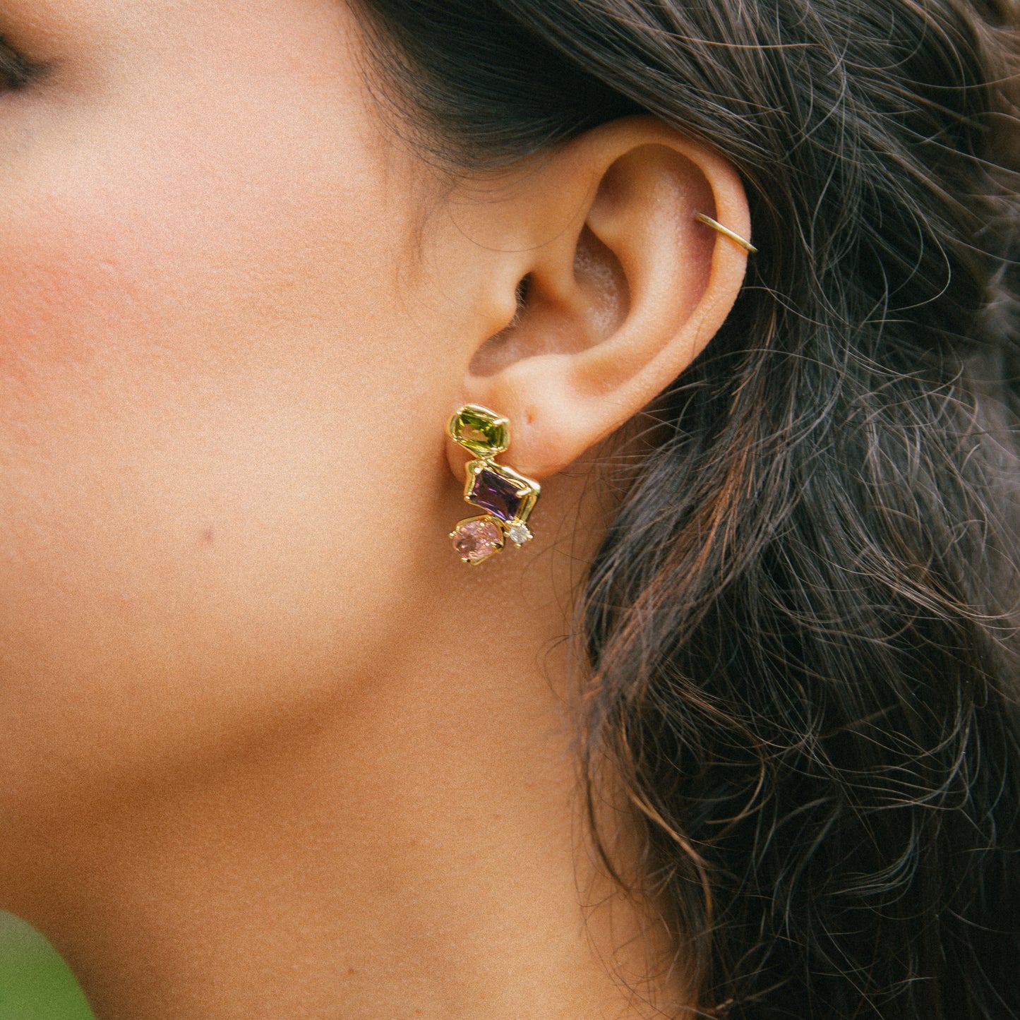 Tea Time Gemstone Studs