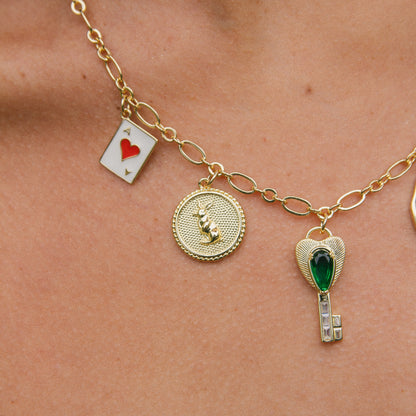 Down the Rabbit Hole 5 Charm Necklace