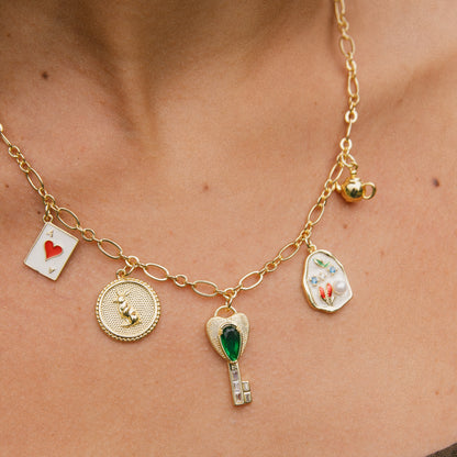 Down the Rabbit Hole 5 Charm Necklace