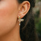 Golden Afternoon Butterfly Earrings