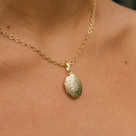 Garden of Memories Locket Necklace