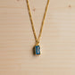 All Too Well Pendant Necklace - Blue