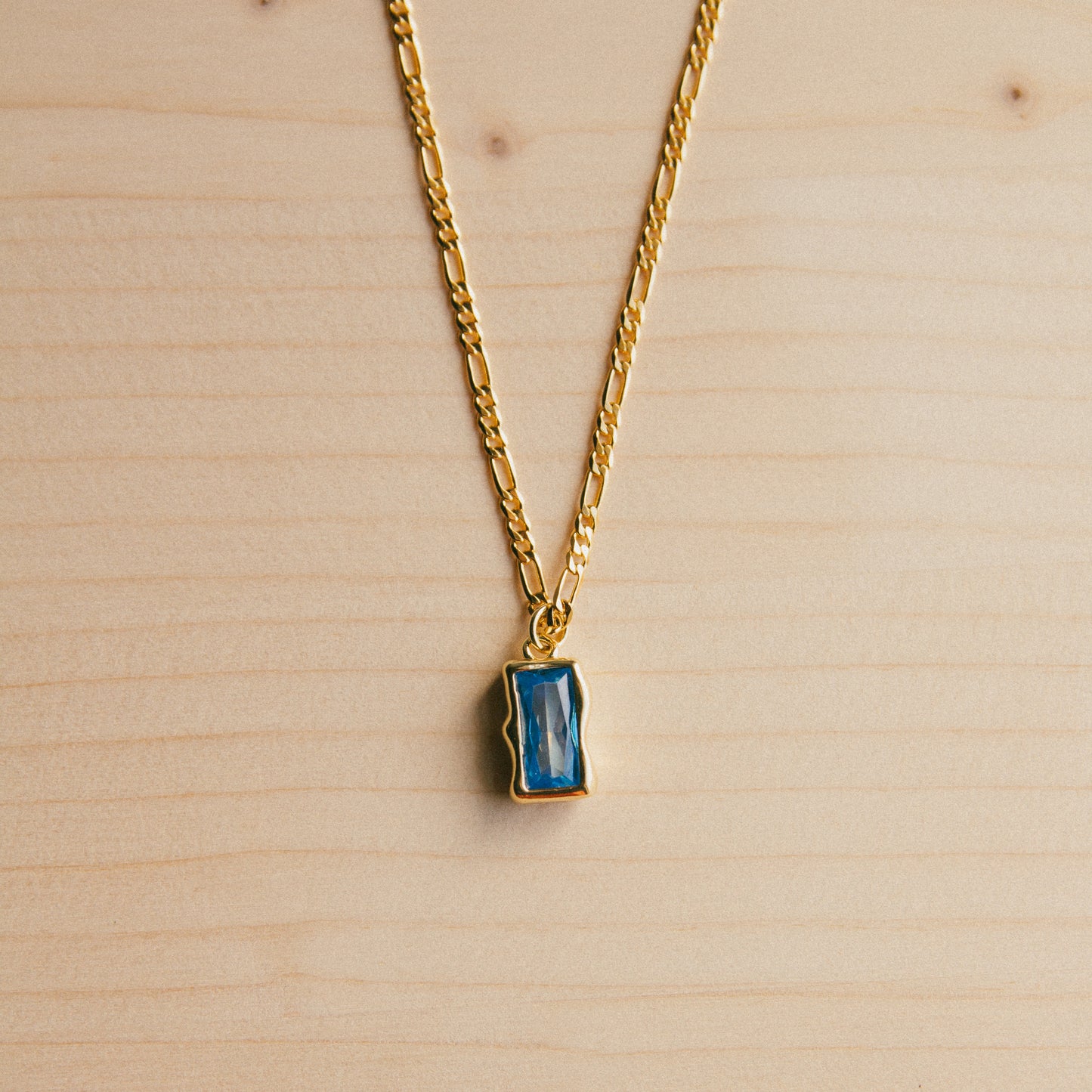 All Too Well Pendant Necklace - Blue