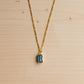 All Too Well Pendant Necklace - Blue