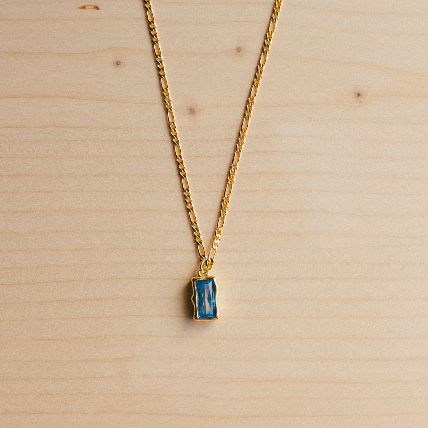 All Too Well Pendant Necklace - Blue