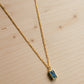 All Too Well Pendant Necklace - Blue