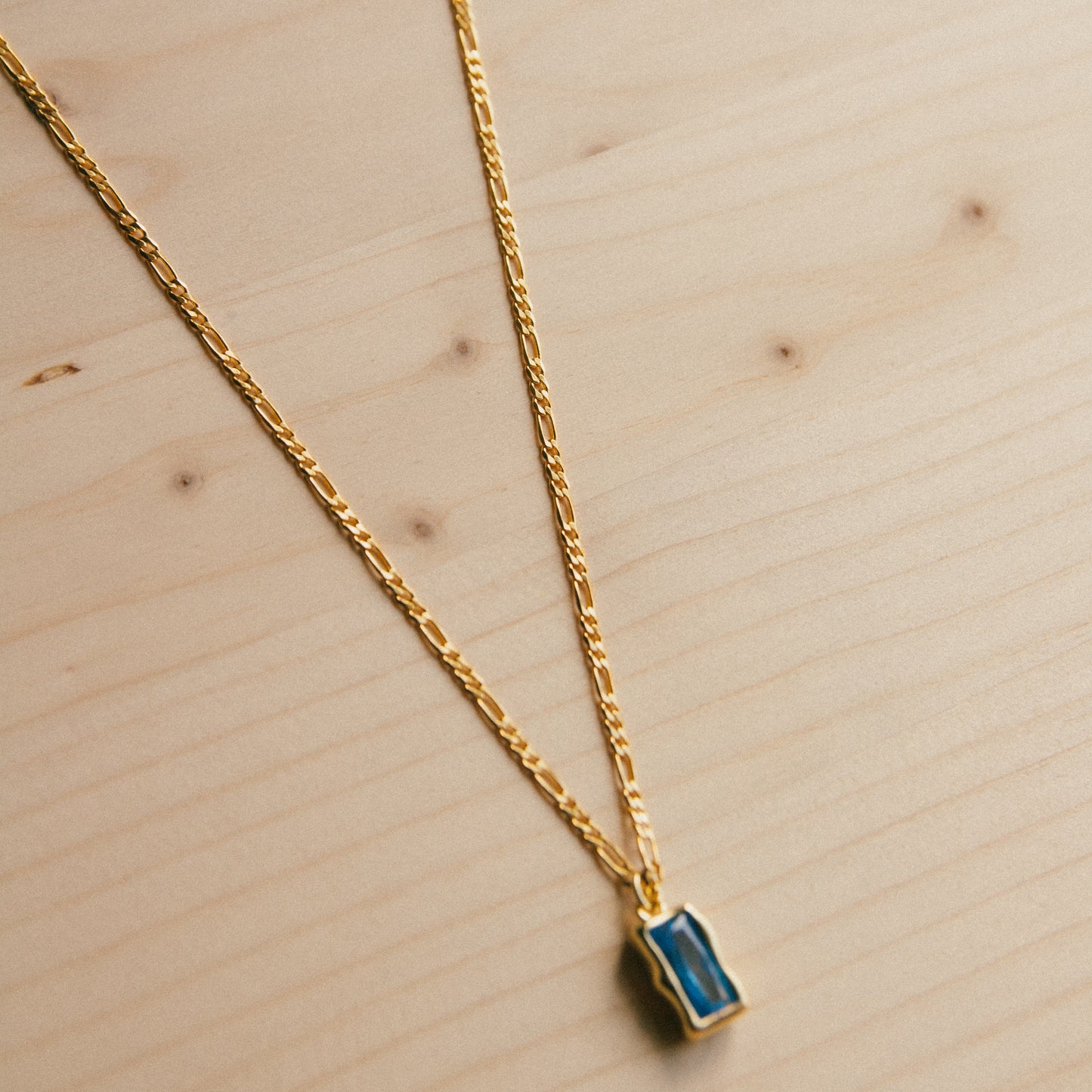 All Too Well Pendant Necklace - Blue