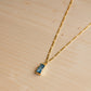 All Too Well Pendant Necklace - Blue