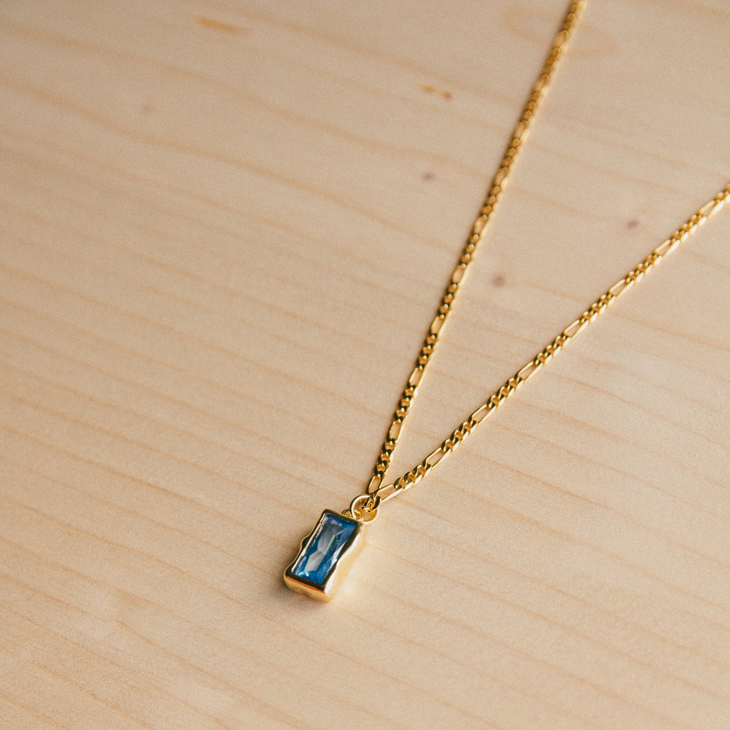 All Too Well Pendant Necklace - Blue