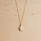 New Phase Moon Face Necklace