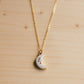 New Phase Moon Face Necklace