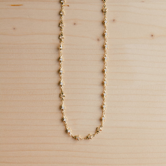 Future Self CZ Star Chain Necklace