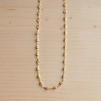 Future Self CZ Star Chain Necklace
