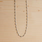 Abundance CZ Bezel Chain - Silver