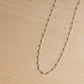Abundance CZ Bezel Chain - Silver