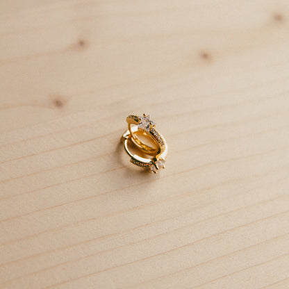 Inspired CZ Star Huggies