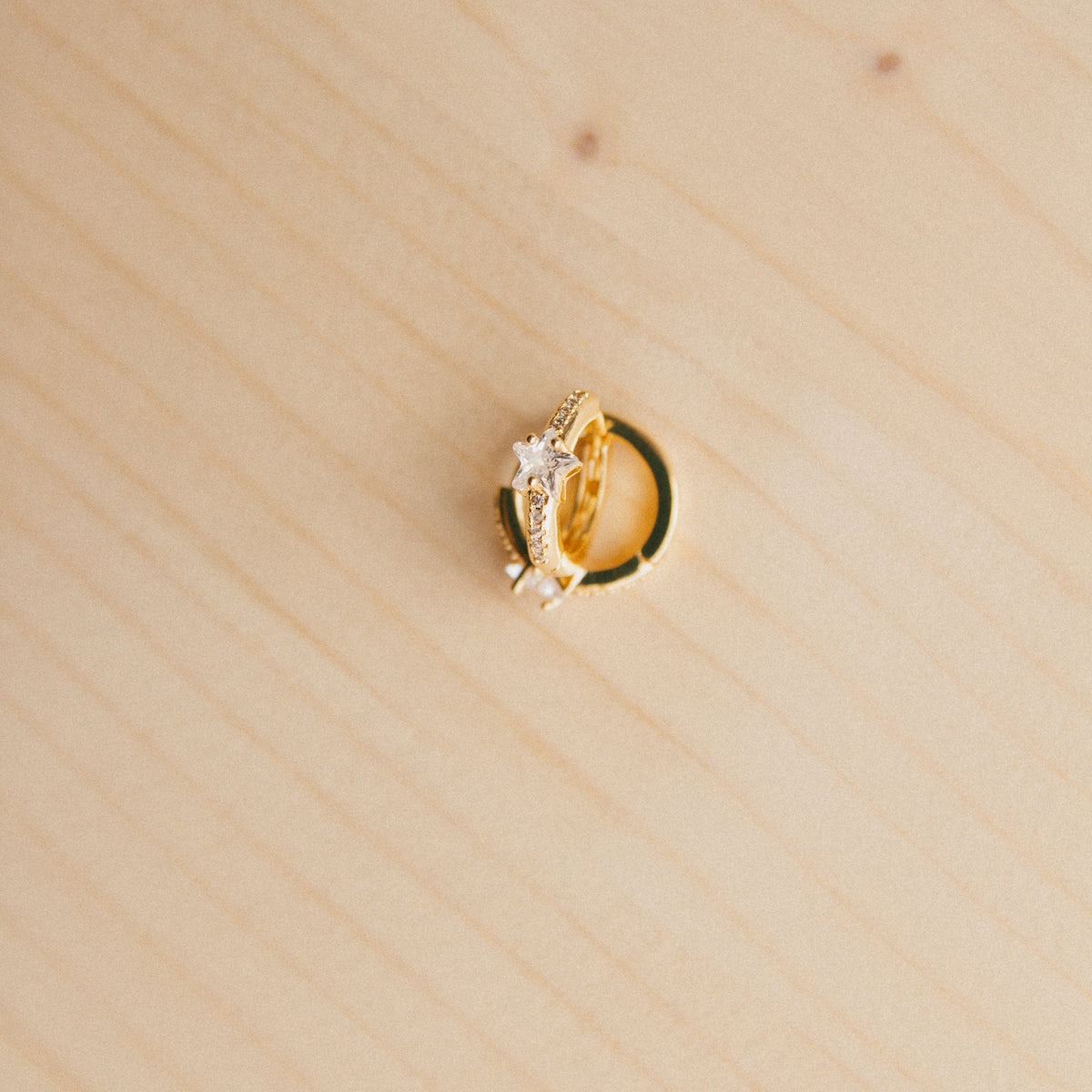 Inspired CZ Star Huggies