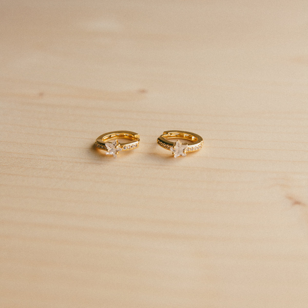 Inspired CZ Star Huggies