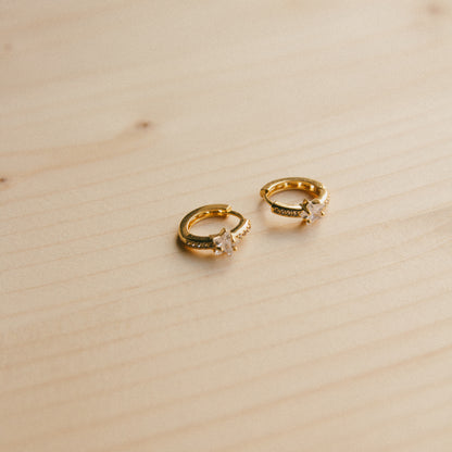 Inspired CZ Star Huggies