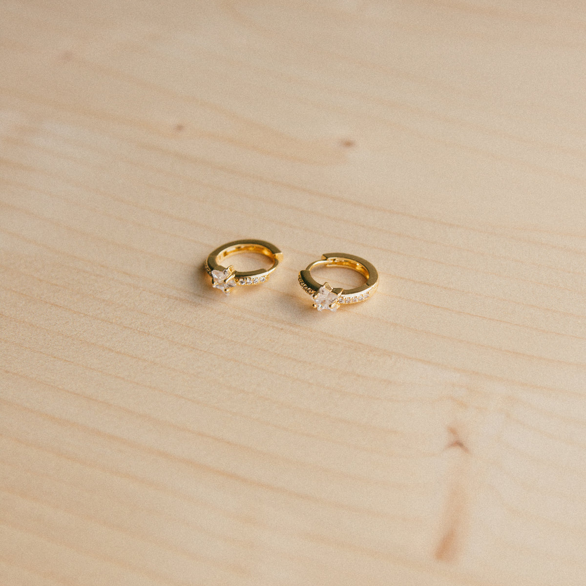 Inspired CZ Star Huggies