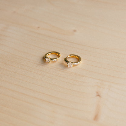 Inspired CZ Star Huggies