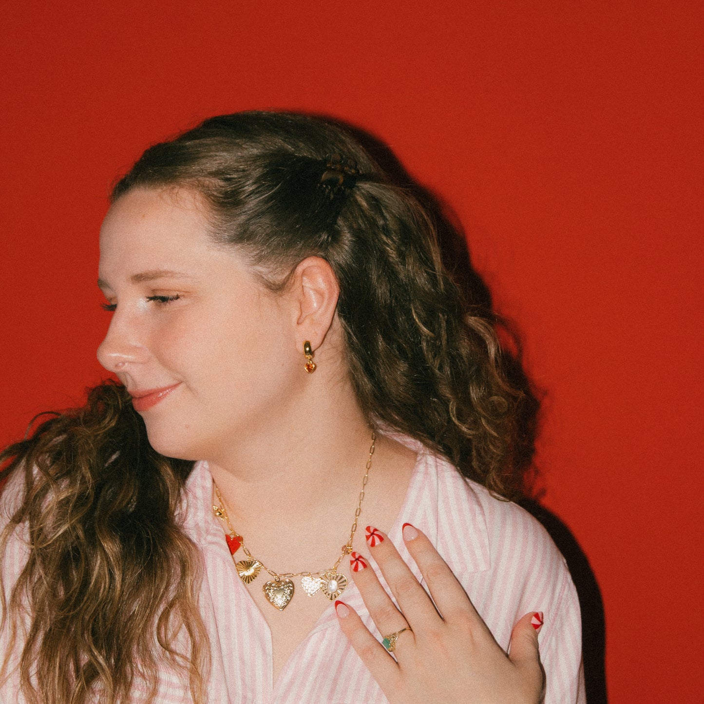 Romanticize Your Life! Hearts Charm Necklace