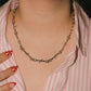 Match My Freak Barbed Wire Chain Necklace - Silver