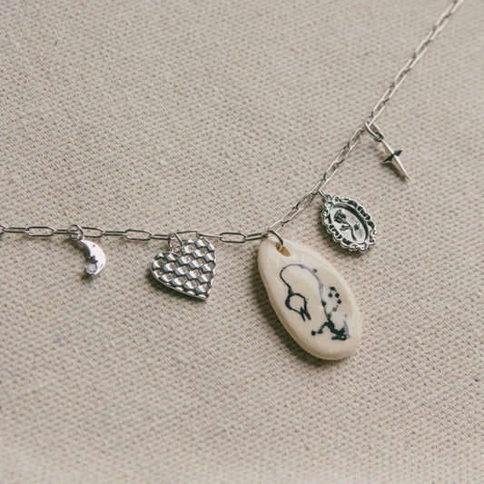 Bring Back Yearning 5 Charm Necklace